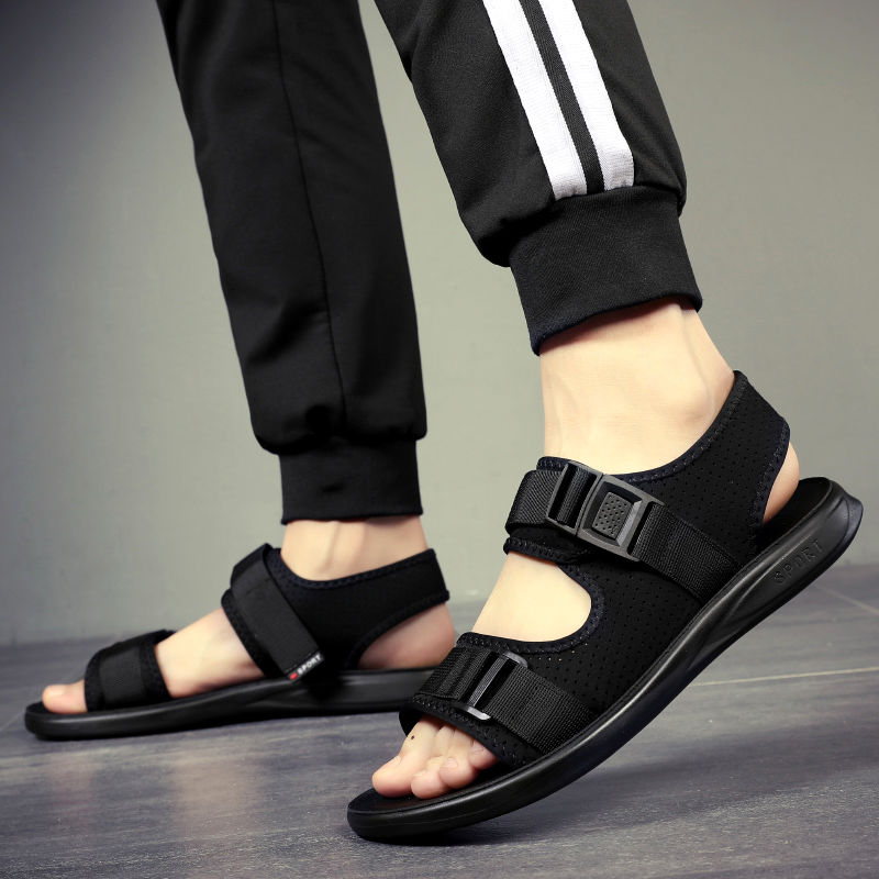 Men's Shoes > Sandals Men&apos;s sandals casual beach trend all-match outer wear non-slip dual purpose sandals and slippers men