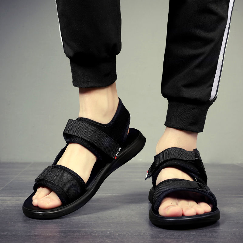 Men's Shoes > Sandals Men&apos;s sandals casual beach trend all-match outer wear non-slip dual purpose sandals and slippers men