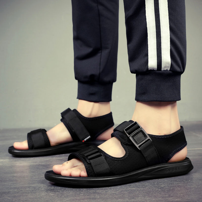 Men's Shoes > Sandals Men&apos;s sandals casual beach trend all-match outer wear non-slip dual purpose sandals and slippers men