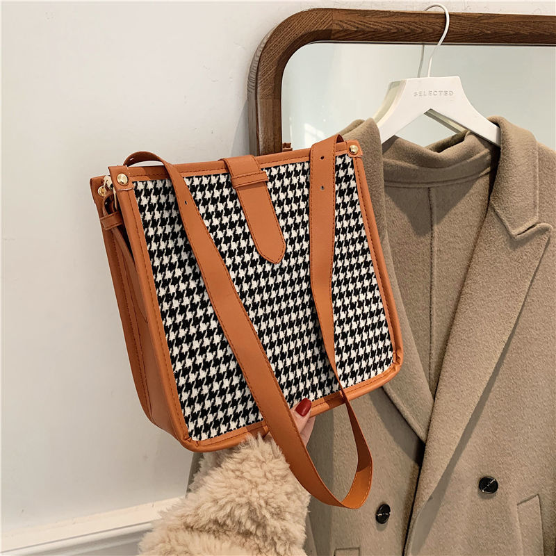 Large-capacity bag female new trendy net celebrity wild tote bag fashion one-shoulder handbag