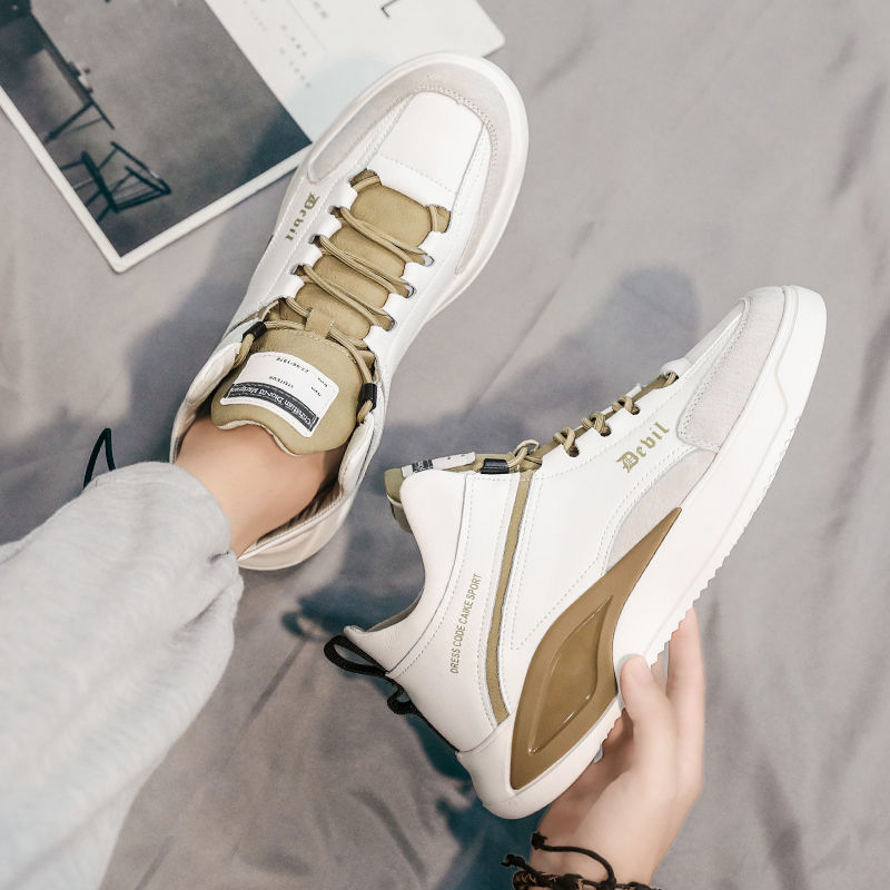 Men's shoes fashion all-match new Korean style trend shoes casual high-top sports Martin boots