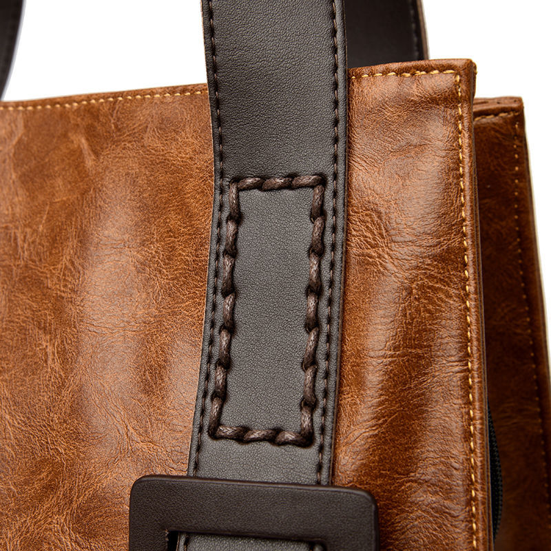 Genuine leather women's soft leather handbag women's fashion all-match large shoulder bag