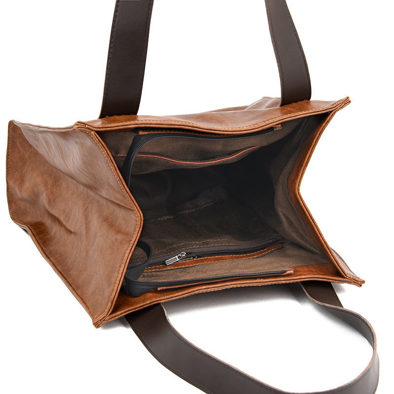 Genuine leather women's soft leather handbag women's fashion all-match large shoulder bag