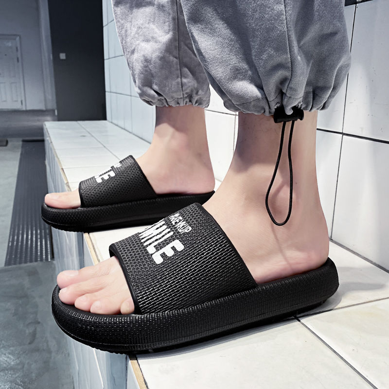 Slippers men's indoor non-slip bathroom bathing home thick-soled versatile sandals and slippers