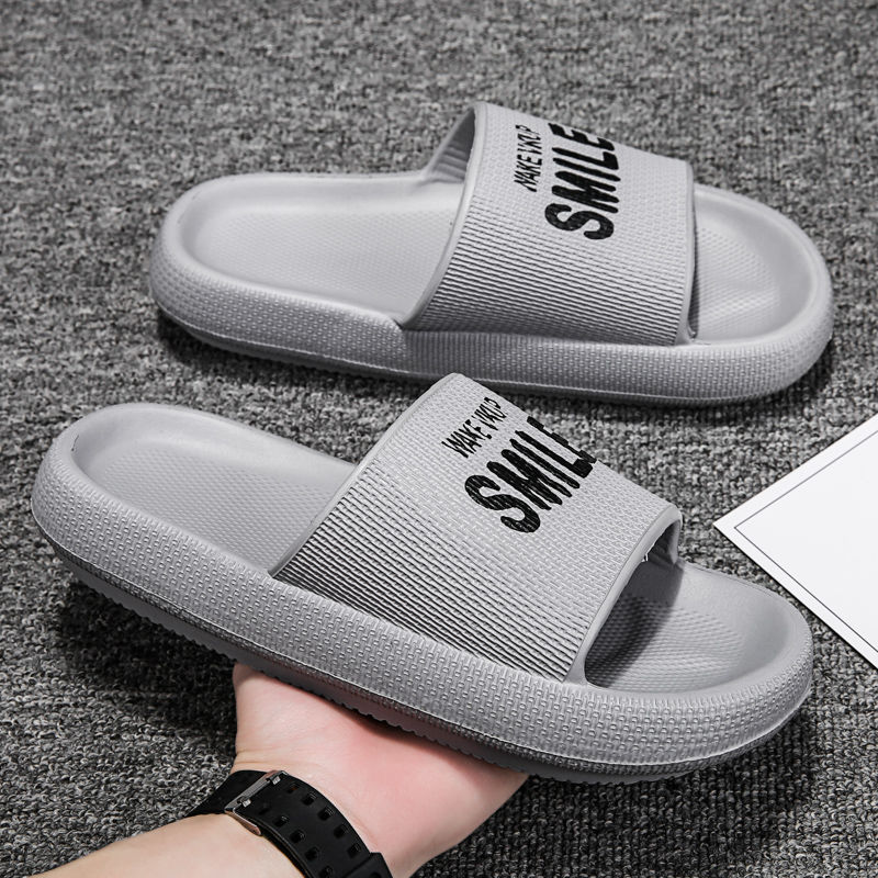 Slippers men's indoor non-slip bathroom bathing home thick-soled versatile sandals and slippers