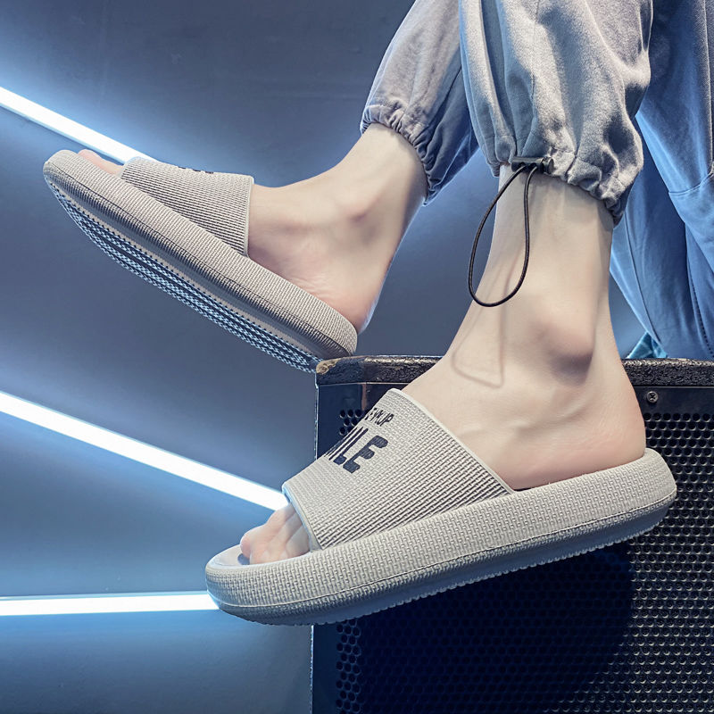 Slippers men's indoor non-slip bathroom bathing home thick-soled versatile sandals and slippers