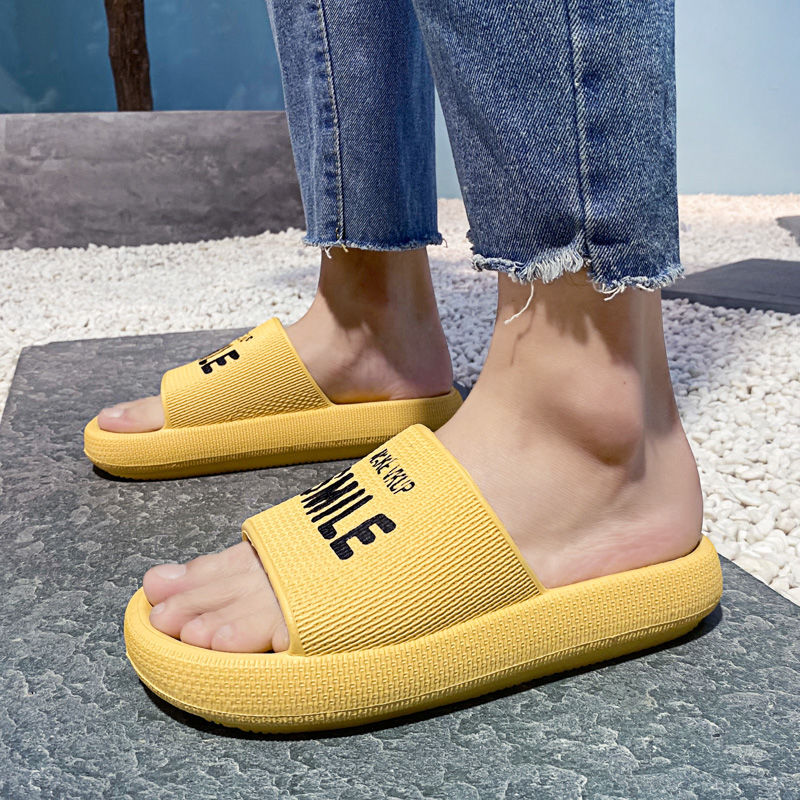 Slippers men's indoor non-slip bathroom bathing home thick-soled versatile sandals and slippers