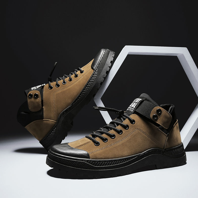 Men's shoes new Martin high-top shoes men's leisure retro hundred processing tide boots men