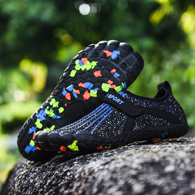 Men's Shoes  Athletic  Water Shoes Outdoor fishing swimming wading shoes five-finger shoes non-slip quick-drying men&apos;s beach shoes fitn