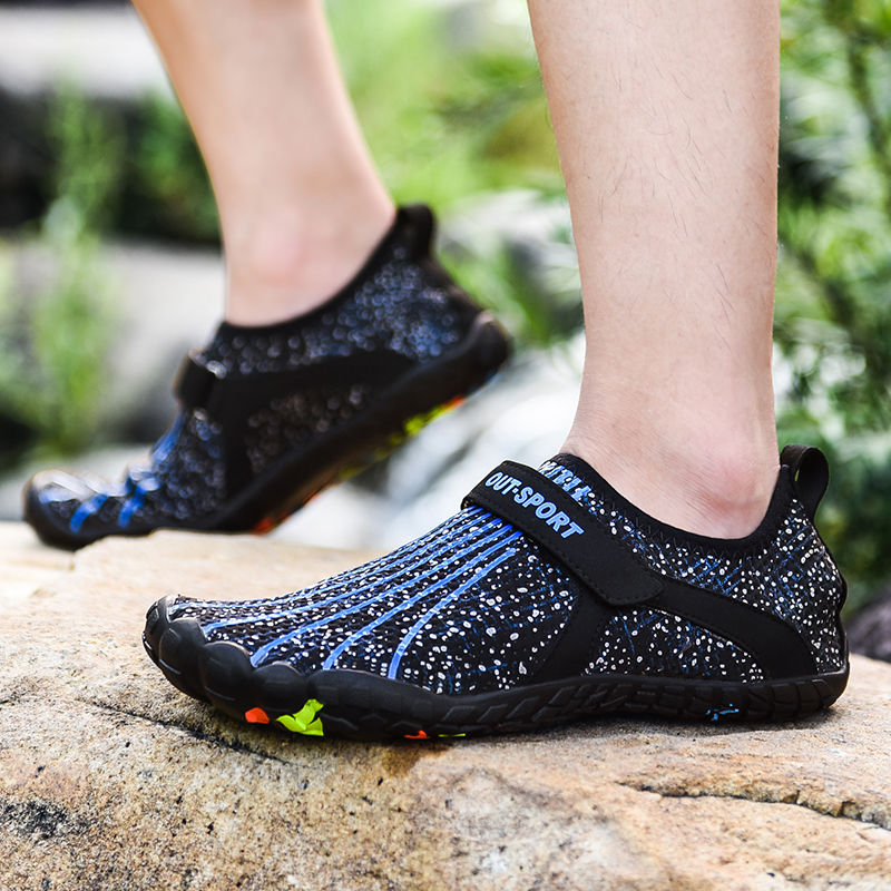 Men's Shoes  Athletic  Water Shoes Outdoor fishing swimming wading shoes five-finger shoes non-slip quick-drying men&apos;s beach shoes fitn