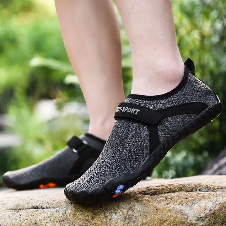 Men's Shoes  Athletic  Water Shoes Outdoor fishing swimming wading shoes five-finger shoes non-slip quick-drying men&apos;s beach shoes fitn