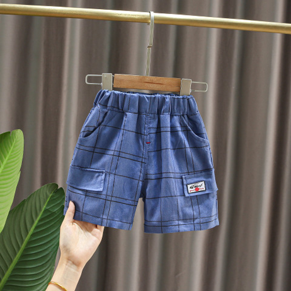 Boys' shorts wear ice silk soft summer clothes baby children's breathable casual trendy pants 0-6 years old