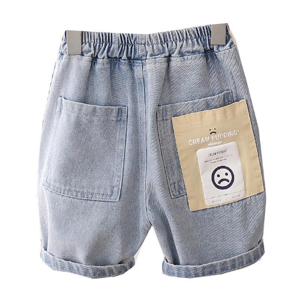 Children's clothing summer shorts children's denim shorts baby foreign style five-point pants boys fashionable pants tide