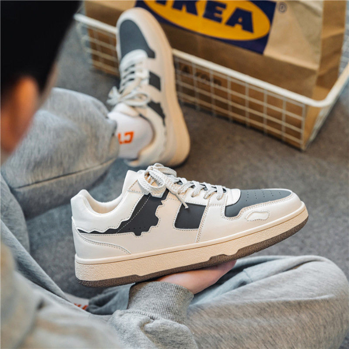 Summer new casual breathable sports dad shoes fashion men's shoes versatile small white board shoes mesh shoes