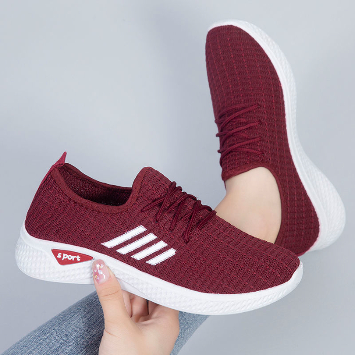 Summer Weaver Net Shoes Large Size Beijing Cloth Shoes Middle-aged and Old Comfortable Non-slip Casual Shoes Breathable Sports Shoes