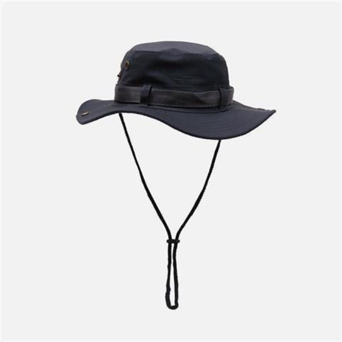 Drawstring fisherman hat men and women summer breathable sunscreen outdoor mountaineering fishing hat Western Cowboy Hat