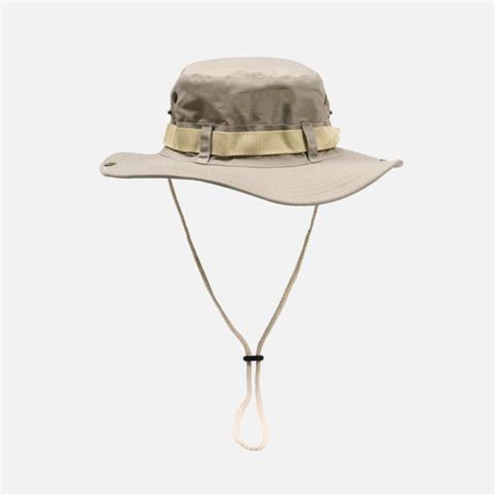 Drawstring fisherman hat men and women summer breathable sunscreen outdoor mountaineering fishing hat Western Cowboy Hat