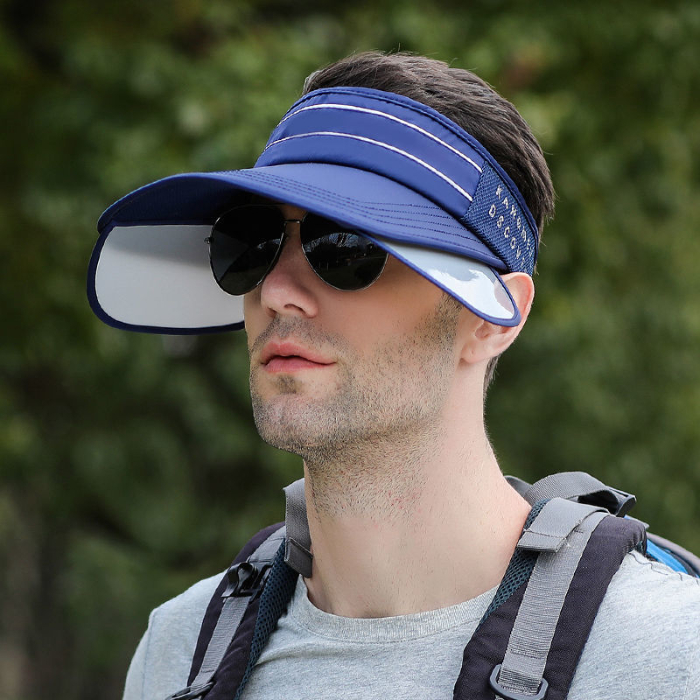 Hat men's new sun visor thin men's mountaineering and fishing empty top sun visor outdoor sun visor