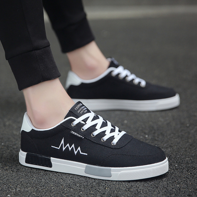 Men's old Beijing cloth shoes versatile classic canvas shoes men's shoes student sports leisure board shoes men