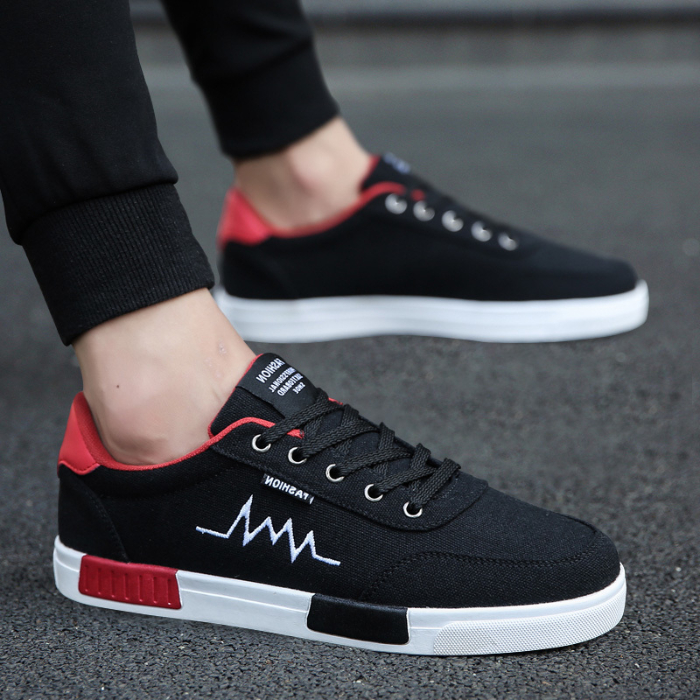 Men's old Beijing cloth shoes versatile classic canvas shoes men's shoes student sports leisure board shoes men