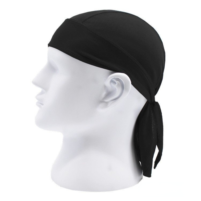 Outdoor cycling fast drying sports headdress pirate cap moisture absorption sweat wicking breathable sunscreen headgear pirate headdress small cap