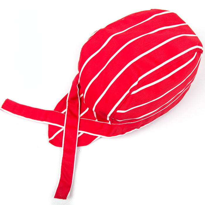 Hotel chef hat headband kitchen work hat Chinese and Western food waiter Pirate Hat Baotou hat