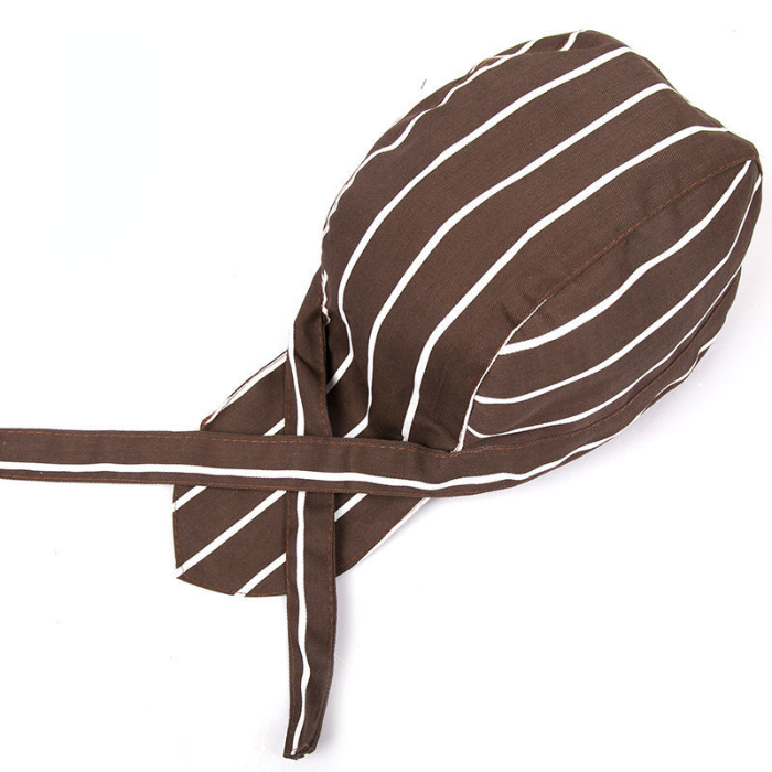 Hotel chef hat headband kitchen work hat Chinese and Western food waiter Pirate Hat Baotou hat