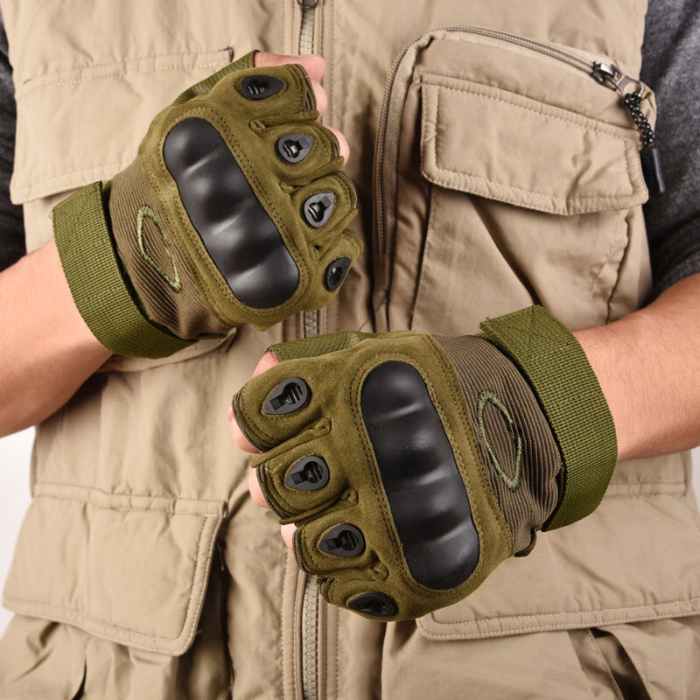 Sports gloves men's training fitness equipment outdoor mountaineering self-defense anti slip tactics Half Finger Gloves