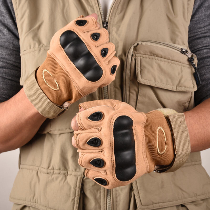 Sports gloves men's training fitness equipment outdoor mountaineering self-defense anti slip tactics Half Finger Gloves