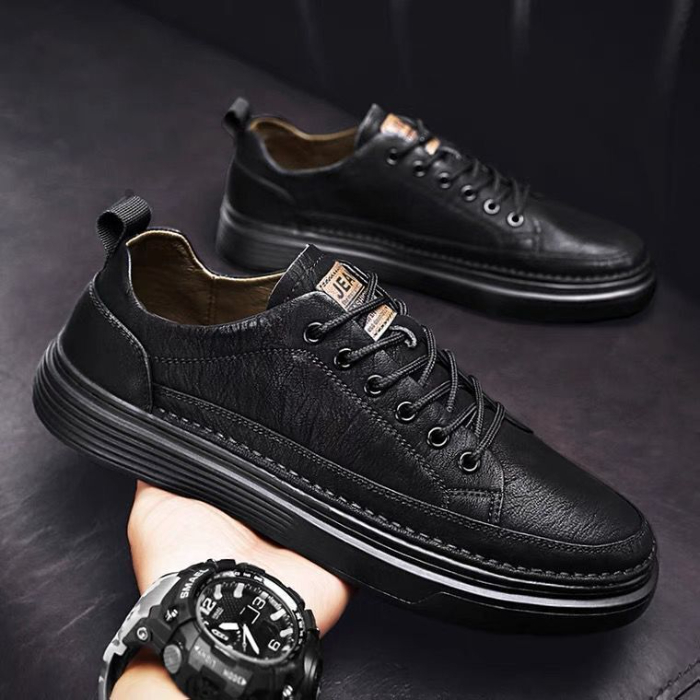 Men's shoes new summer men's versatile leather shoes 2022 waterproof non slip work shoes men's casual leather shoes versatile board shoes