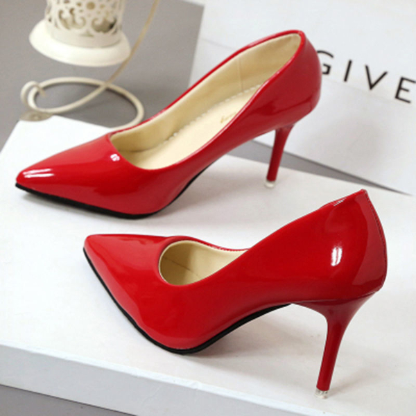 Women's Shoes  Heels High-heeled shoes,   new spring and autumn Korean version, new pointy stilettos, versatile shallow shoes, women Heels High-heeled shoes