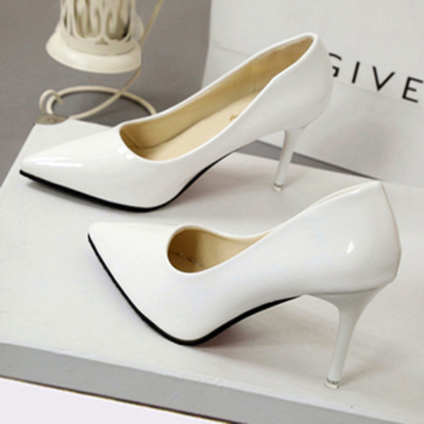 Women's Shoes  Heels High-heeled shoes,   new spring and autumn Korean version, new pointy stilettos, versatile shallow shoes, women Heels High-heeled shoes