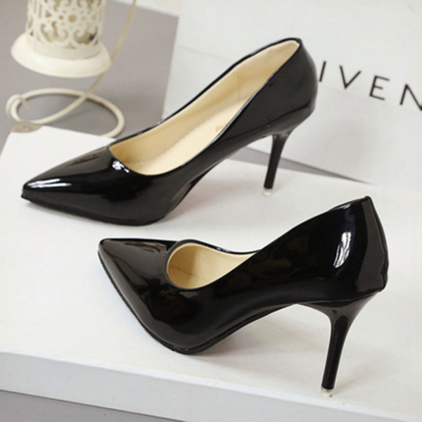 Women's Shoes  Heels High-heeled shoes,   new spring and autumn Korean version, new pointy stilettos, versatile shallow shoes, women Heels High-heeled shoes