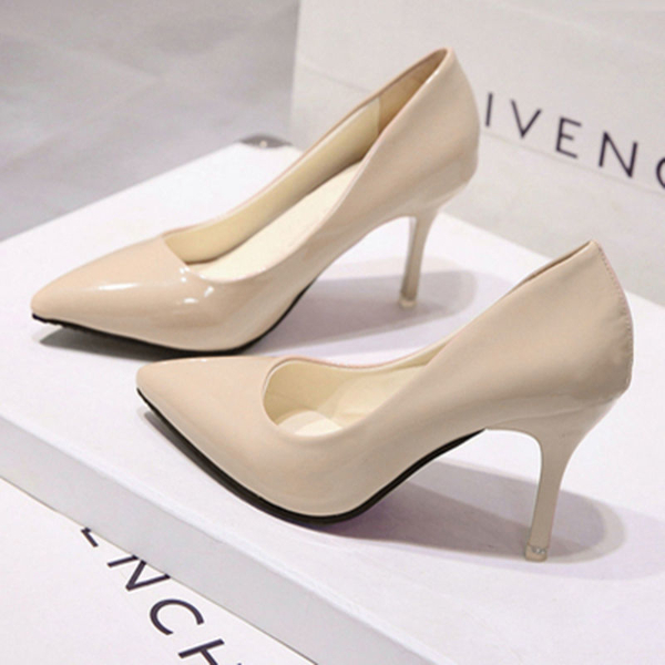 Women's Shoes  Heels High-heeled shoes,   new spring and autumn Korean version, new pointy stilettos, versatile shallow shoes, women Heels High-heeled shoes