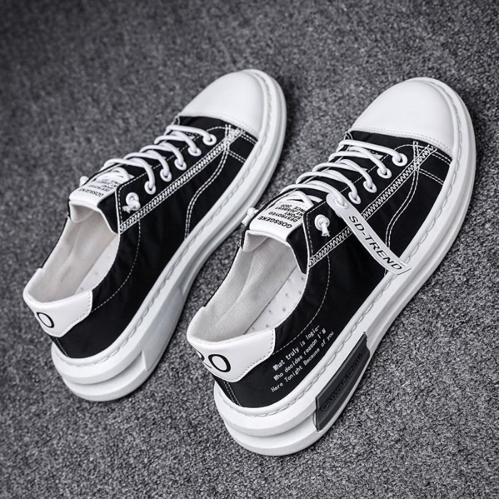 Ice Silk Breathable Men's Canvas Shoes Trend Sneakers Sports Casual Cloth Shoes Shoes