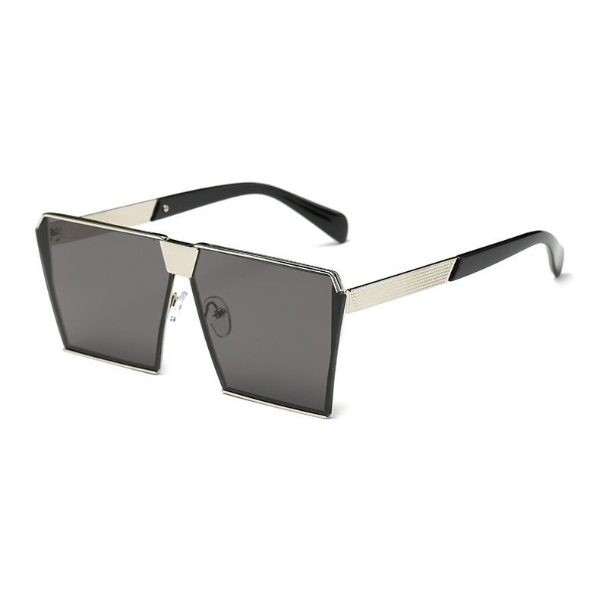 Retro punk sunglasses Korean men's fashion box show face special UV sunglasses for small drivers driving.