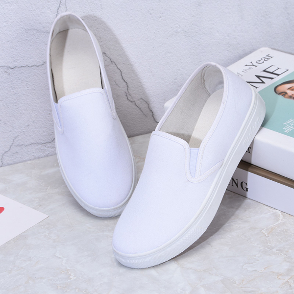 Women's Shoes  Flats  Loafers Nurse shoes women's white flat-bottomed non-slip casual shoes, light and comfortable beauty shoes, white shoes, soft soles, old Beijing cloth shoes