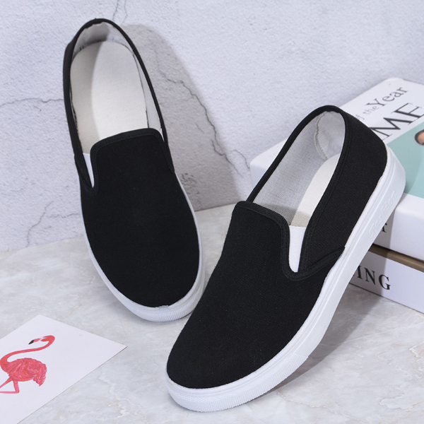 Women's Shoes  Flats  Loafers Nurse shoes women's white flat-bottomed non-slip casual shoes, light and comfortable beauty shoes, white shoes, soft soles, old Beijing cloth shoes