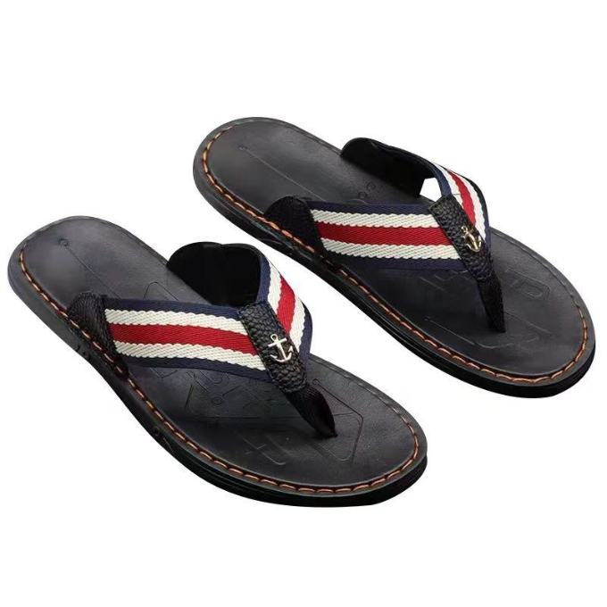 Slippers men's summer flip-flops trend thick bottom non-slip soft bottom personality wear-resistant fashion outer wear beach shoes