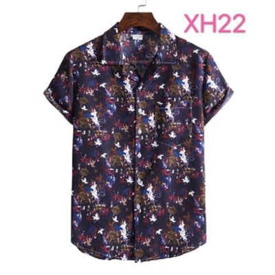 Men Fashion Hawaiian Shirt Summer Beach Style