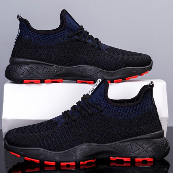 2022 new spring and summer single shoes men's shoes sport Joker casual shoes breathable mesh shoes thin men's cloth shoes