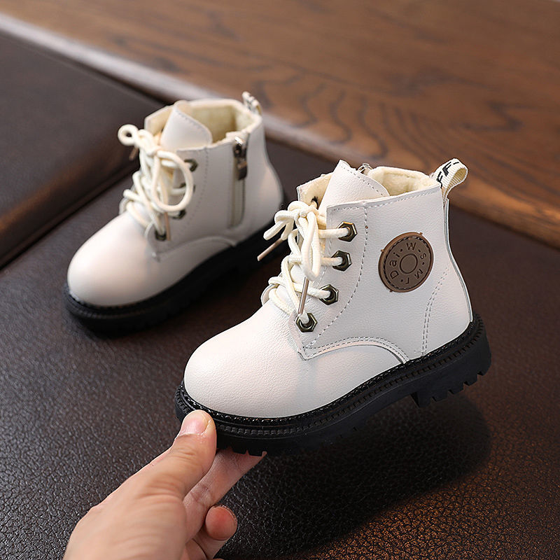 Girls Martin Boots Children's Shoes Short Boots British Style Boys Leather Boots Baby Boots Girl Boots