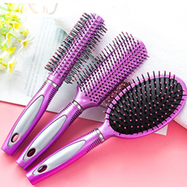 3-piece airbag air cushion massage comb anti-static curling comb cylinder roll comb long hair rib comb hairdressing styling