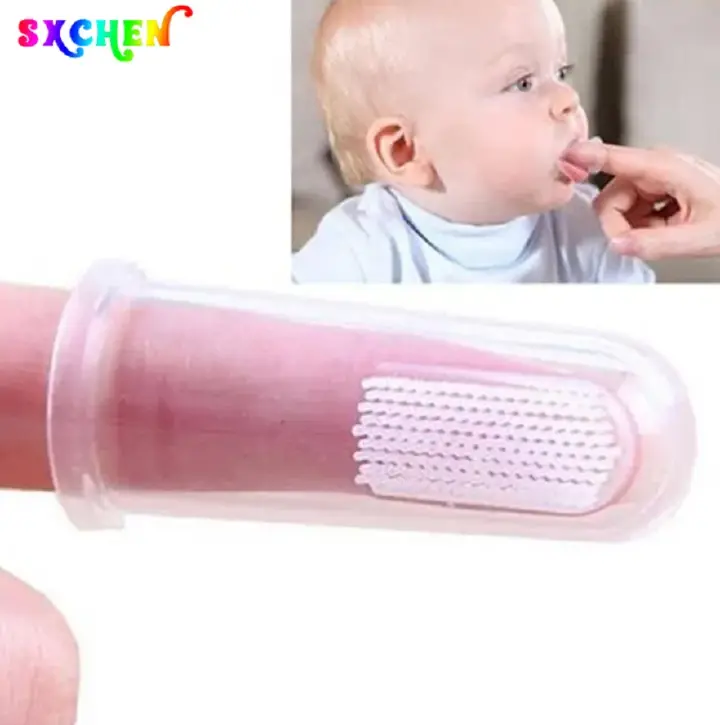 SXCHEN Breast Toothbrush Baby Finger Cover Silicone Toothbrush Baby Thumb Cover Tongue Coating Cleaning Brush Baby Toothbrush Magic Tool Silicone Baby Toothbrush Food Grade Silicone Toothbrush