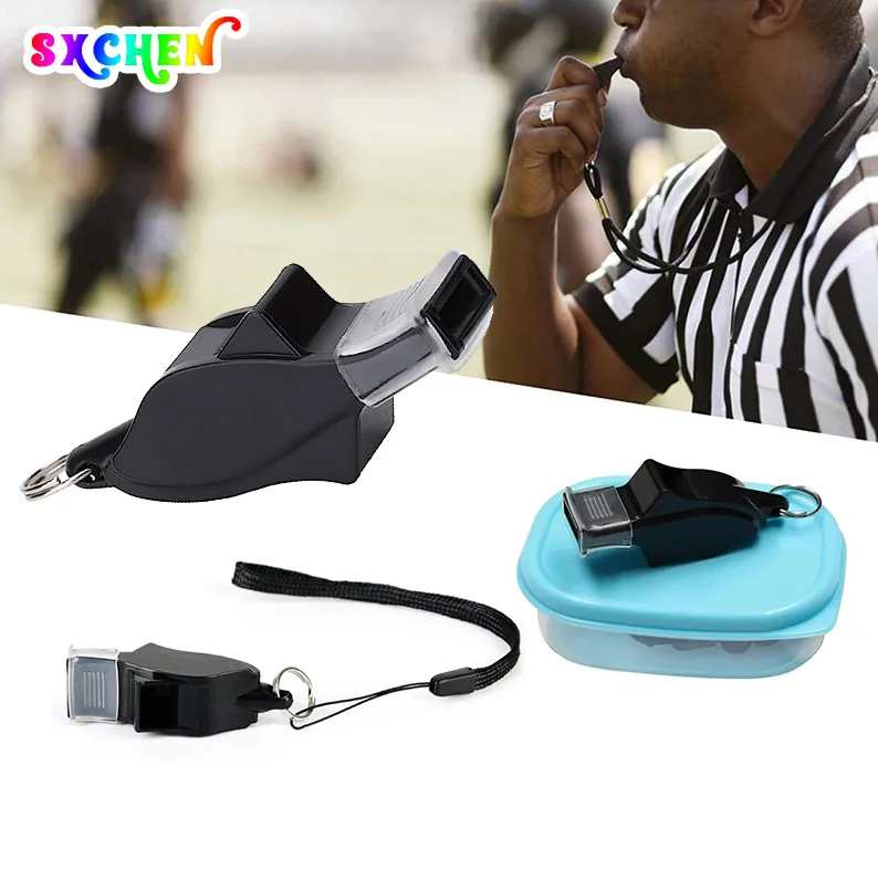 SXCHEN High-voice Whistle PE tTeacher Referee Professional Whistle High-frequency Loud Outdoor Nuclear-free Football Basketball Running Whistle Plastic Whistle Professional