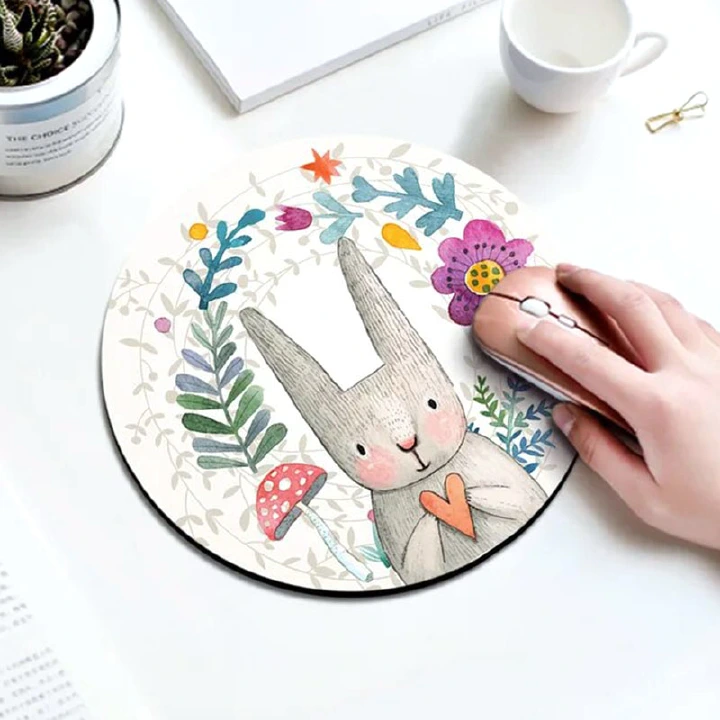 Mouse Pads 20cm round cute cartoon mouse pad game pad desk pad mouse pad