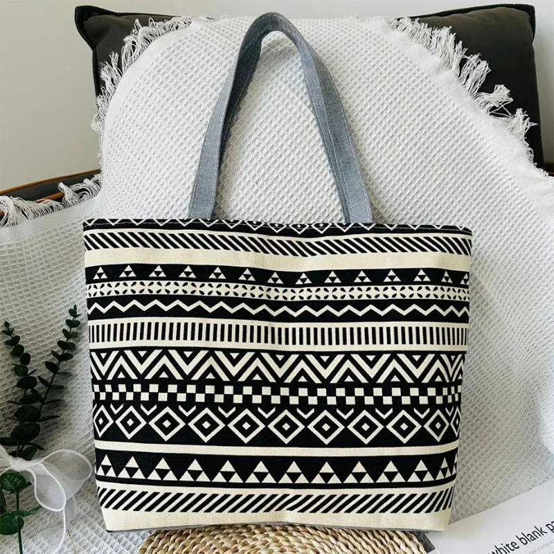 Women's Bags Shoulder Bags Canvas bag portable canvas large capacity women's shoulder bag shopping women's bag shoulder bag