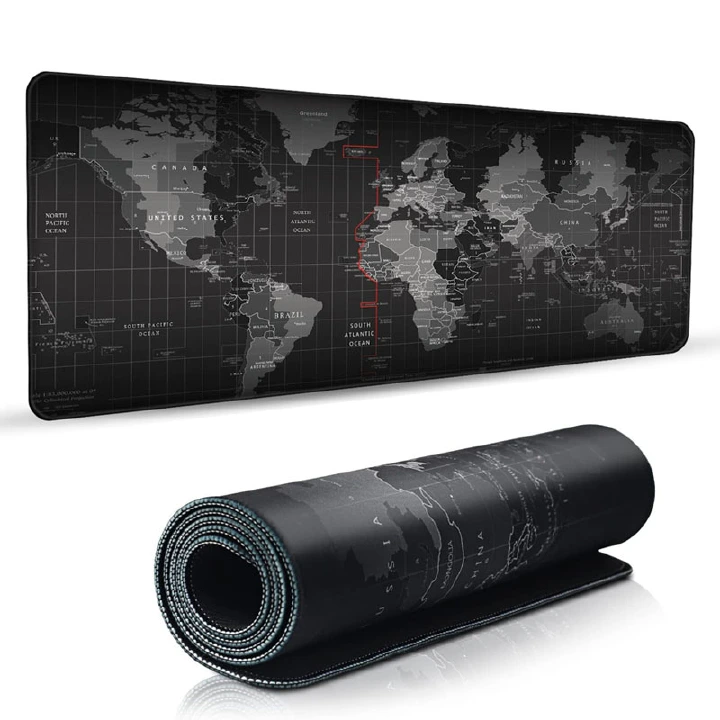 SXCHEN World Map Mouse Pad Lock Edge Worldmap Mousepad Large Lock Edge Mouse Pad Game Mouse Pad Computers Accessories Peripherals Keyboards Mice Accessories Mouse Pads