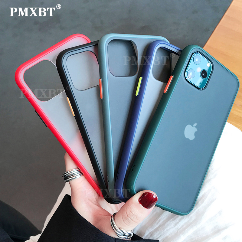 Matte transparent case For iPhone 11 pro MAX X XR XS 8 7 6S 6 Plus SE 2020 Shockproof Back Cover