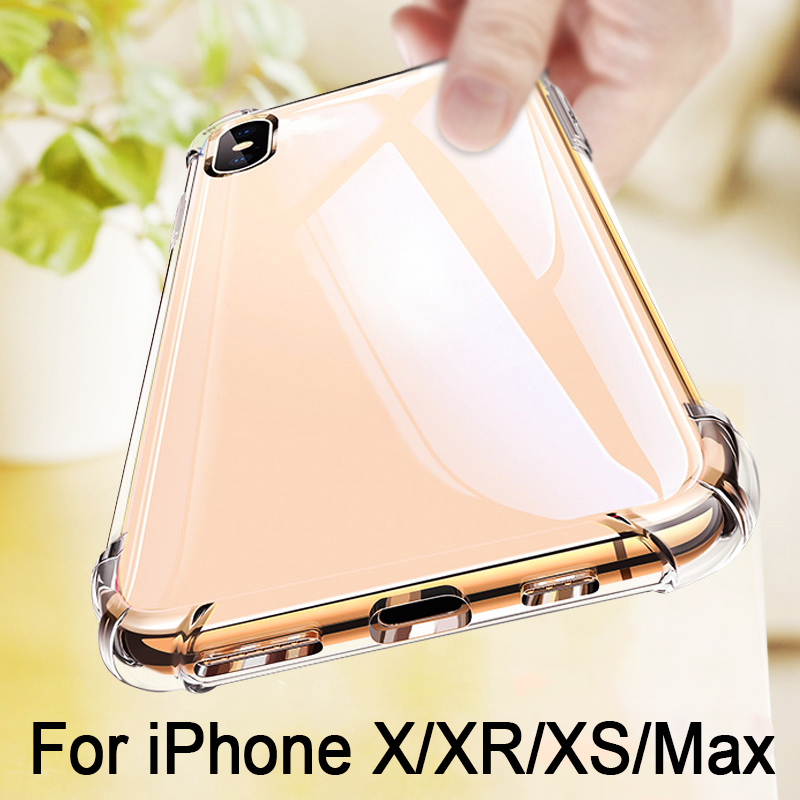 Shockproof Silicone TPU phone case for iPhone XS Max XS XR SE 2020 for Samsung S20 S20 Ultra S10 S9